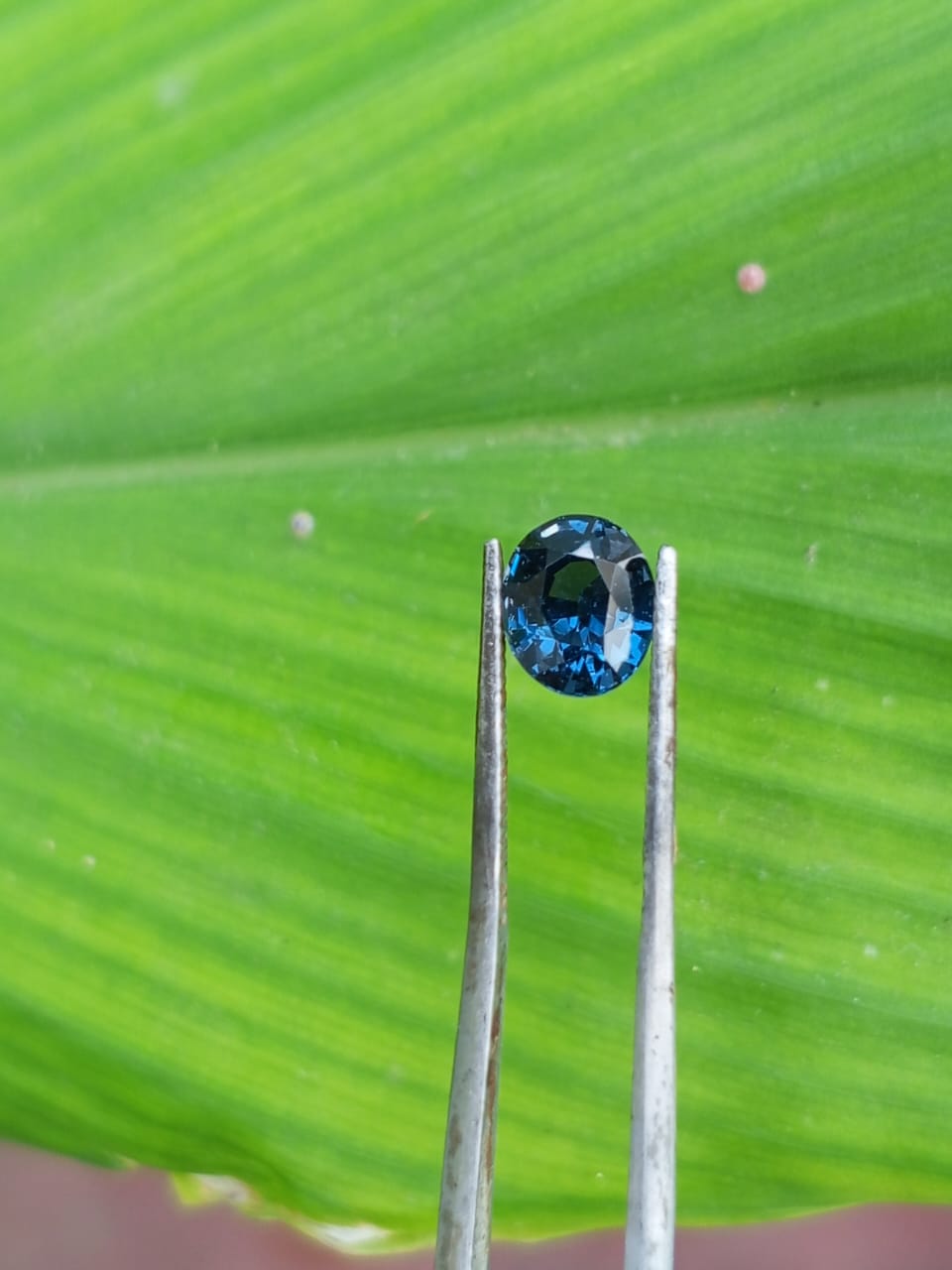 Natural blue spinel